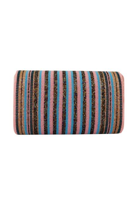 Nazaakat By Samara Singh Multi Color Cut Work Geometric Cutdana Embellished Clutch Online at Aza Fashions Nazaakat By Samara Singh_Multi Color Cut Work Geometric Cutdana Embellished Clutch _Online_at_Aza_Fashions