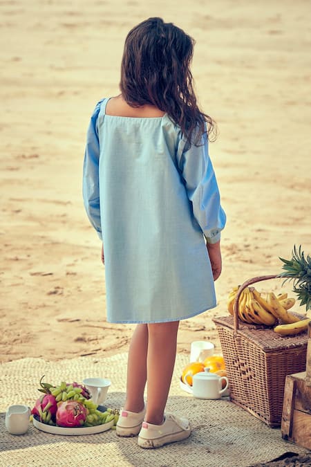 Little Luxury Flowy Two-Tone Dress 