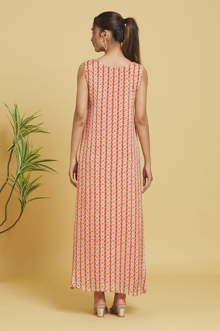 Samyukta Singhania Floral Patterned Gathered Tunic 