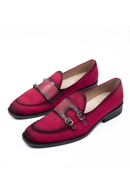 Maroon suede shoes for clearance mens