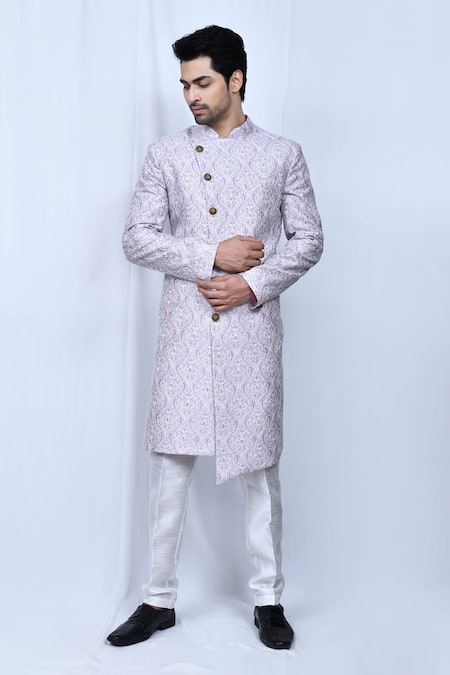 Arihant Rai Sinha Mughal Pattern Sherwani Set 