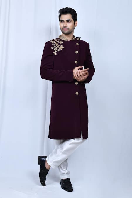 Arihant Rai Sinha Zardozi Embroidered Sherwani Set 