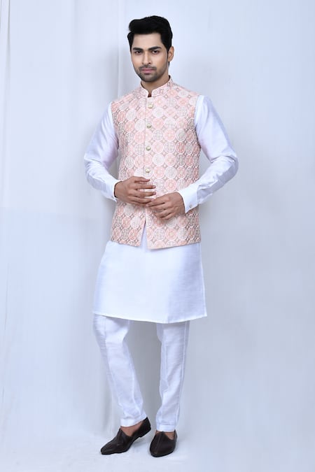 Arihant Rai Sinha Circle Pattern Nehru Jacket 