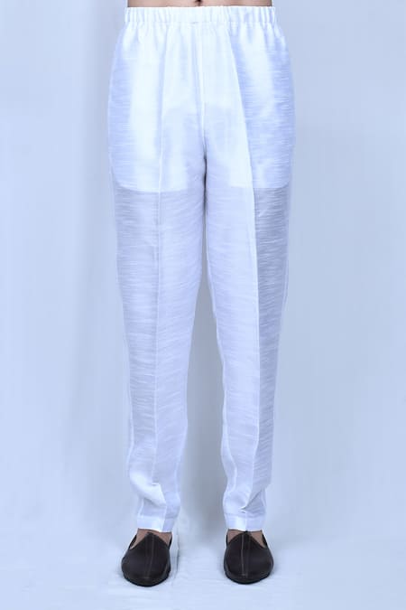 Arihant Rai Sinha_Purple Silk Embroidery, Sequins Floral Print Bundi And Kurta Set _Online_at_Aza_Fashions