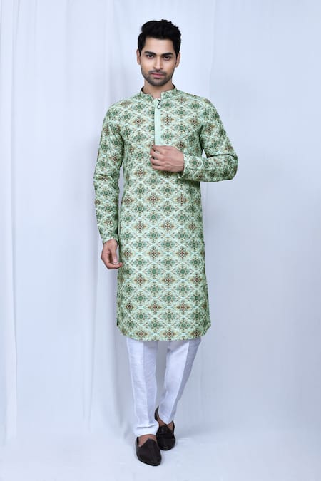 Arihant Rai Sinha Moroccan Print Kurta Pant Set 