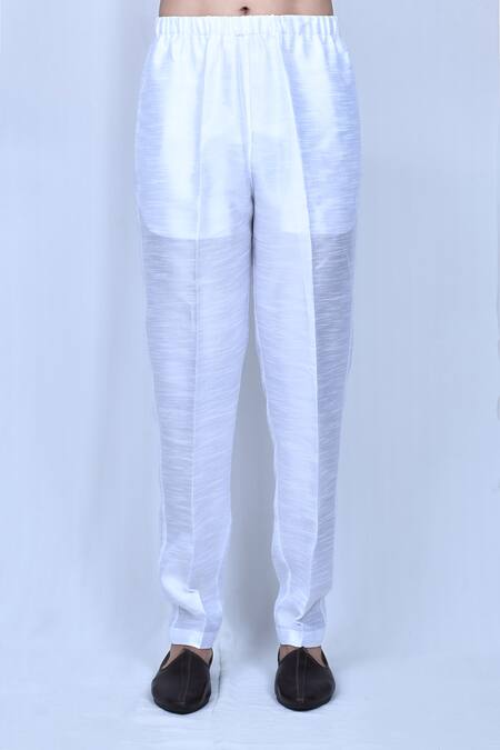 Arihant Rai Sinha_Purple Cotton, Silk Sequins Bloom Print Kurta Pant Set _Online_at_Aza_Fashions