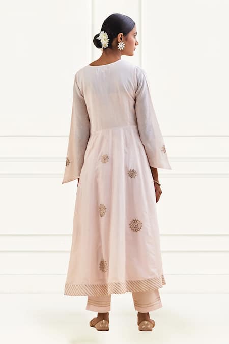 Kamaltaas Hand Embroidered Anarkali Pant Set 