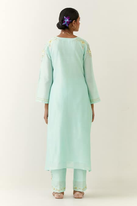 Anantaa By Roohi Silk Chanderi Full Sleeve Kurta 