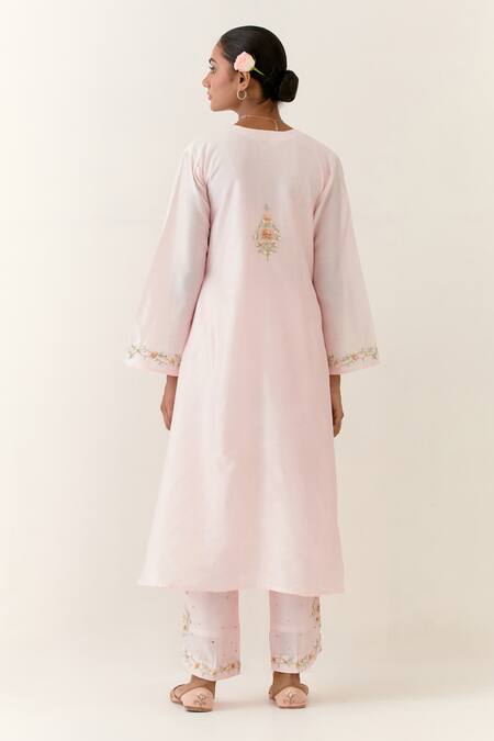 Anantaa By Roohi Silk Chanderi Gathered Kurta 