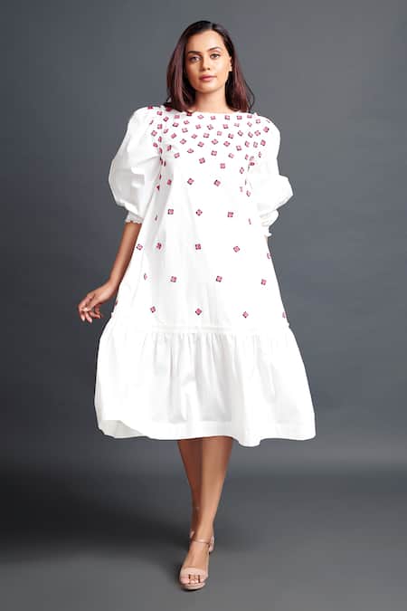 22 Momme Elegant Long Sleeve Boat Neck Midi Silk Work Dress – DIANASILK