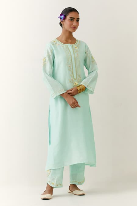 Anantaa By Roohi Silk Chanderi Kurta 