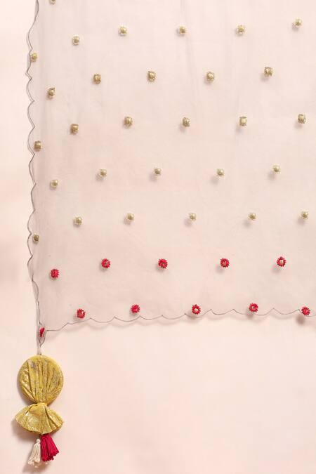 Soniya G_Multi Color Georgette Embroidery, Foil Printed Panelled Anarkali With Dupatta _at_Aza_Fashions