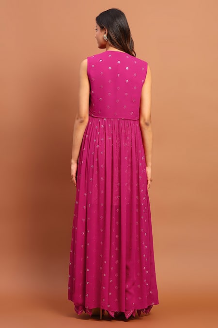 Soniya G Embroidered Cape Gharara Set 