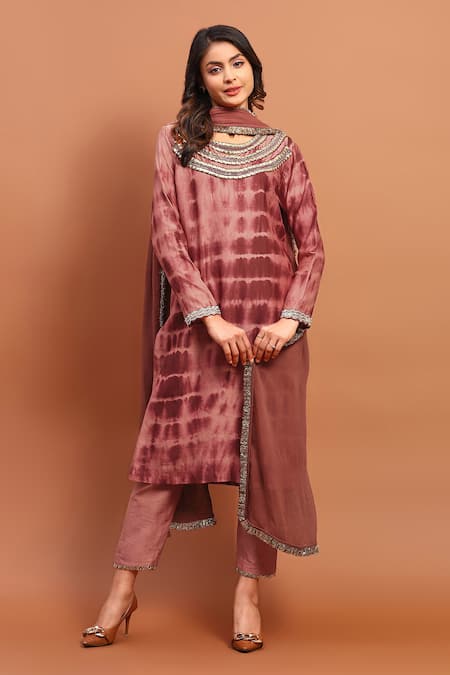 Soniya G Tie Dye Kurta Set 