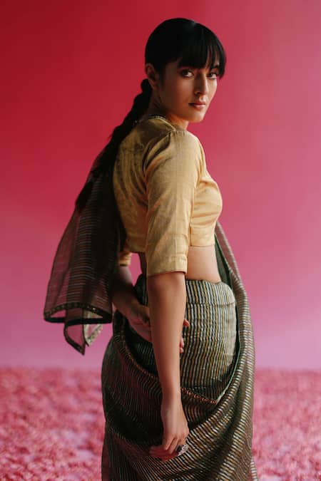 Taisha Aago Woven Zari Blouse 