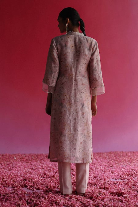 Taisha Bagh Handloom Woven Kurta Set 