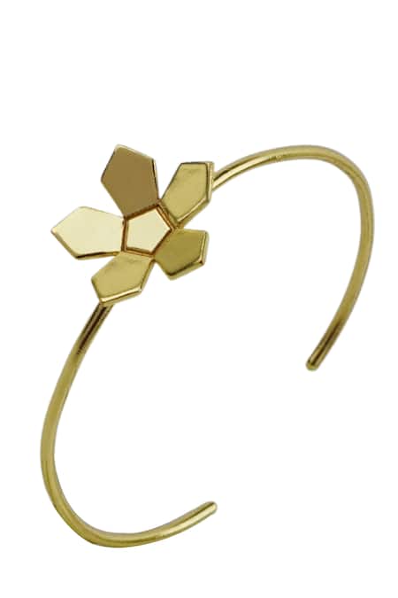 Varnika Arora Gold Plated Adler Embellished Bangle 