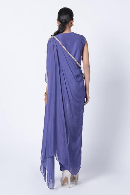 Kyross Embroidered Kurta & Pant Set 