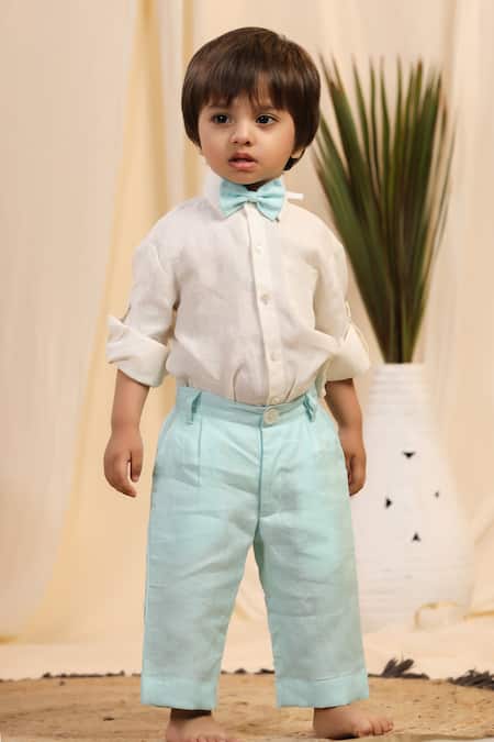 Casa Ninos Linen Shirt & Trouser Set 
