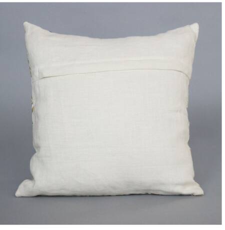 Wild Paisley Studio Blue Cotton Hand Block Printed Orchid Quilted Cushion Cover 2 Pcs Set Online at Aza Fashions Wild Paisley Studio_Blue Cotton Hand Block Printed Orchid Quilted Cushion Cover 2 Pcs Set_Online_at_Aza_Fashions