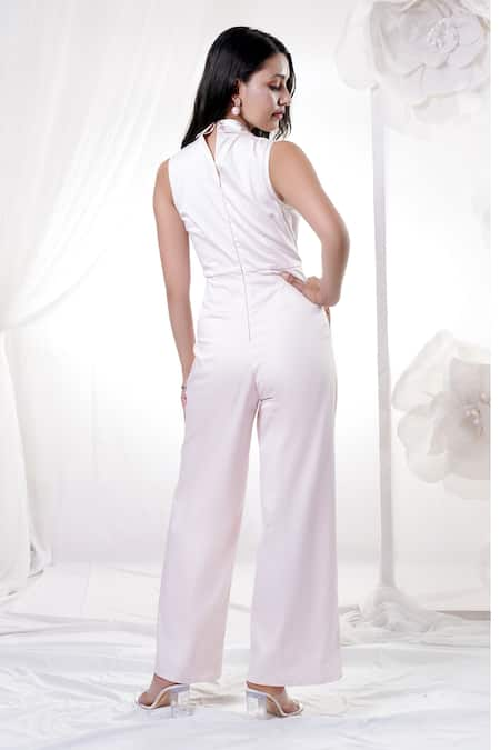 White best sale lycra jumpsuit