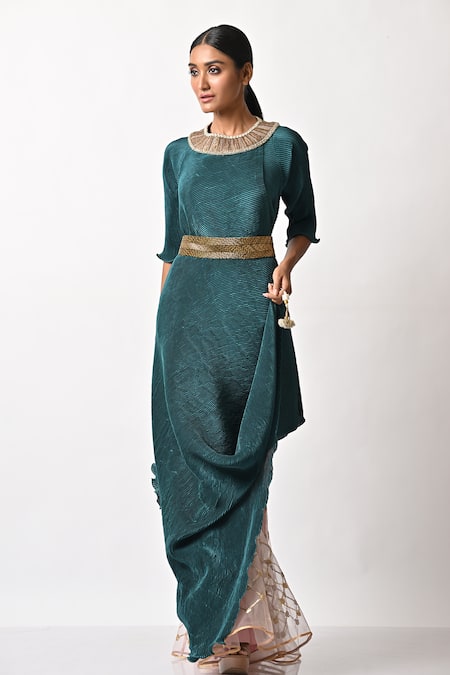 Kiran Uttam Ghosh Hand Embroidered Belt 