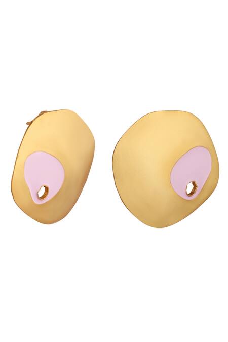 Zohra_Purple Isabella Studs _Online_at_Aza_Fashions