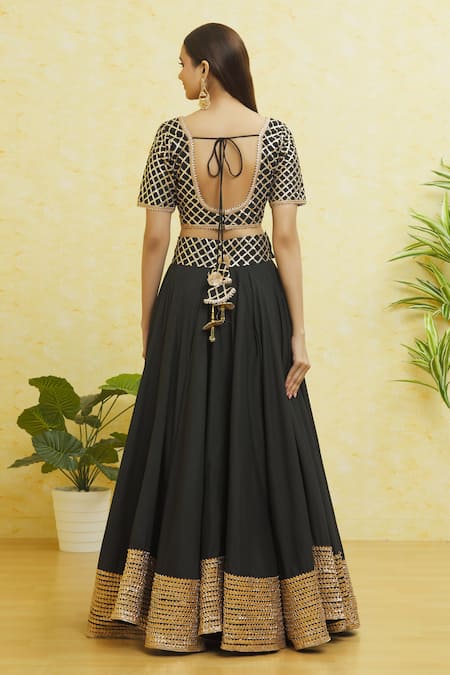 Samyukta Singhania Gota Embroidered Lehenga Set 