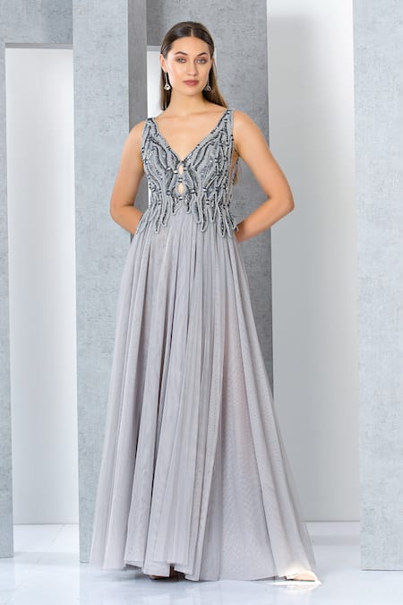 Eli Bitton Sequin Embellished Gown 