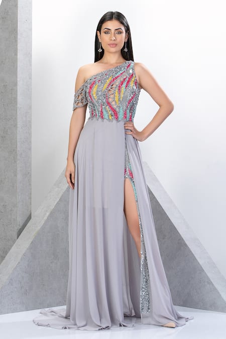 Gloria Sage Green Beaded Maxi Dress – Lace & Beads