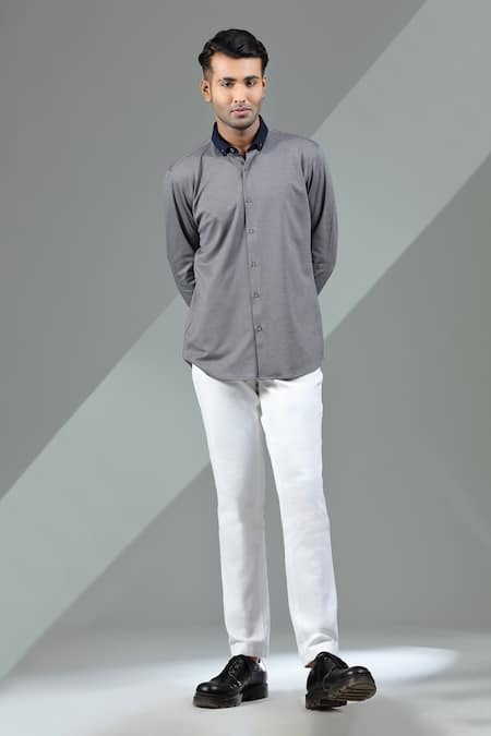 Albino Knit Cotton Shirt 