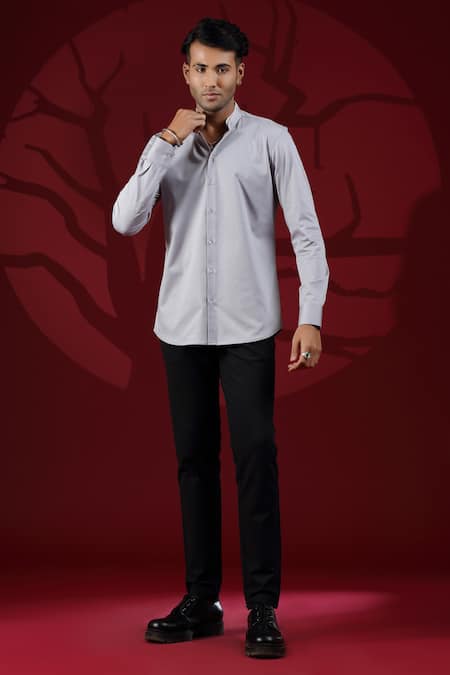 Albino Double Collared Shirt 