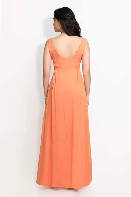 Sanjana Thakur Georgette Cinched Waist Gown For Kids