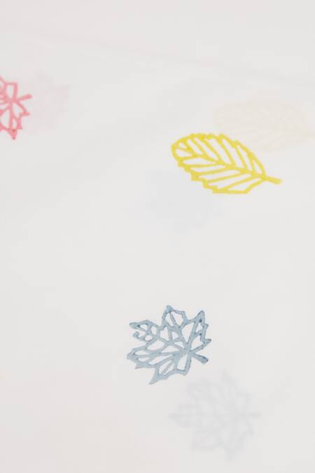 Shop_Masaya_Yellow Hypoallergenic Cotton Hand Block Printed K For Koala Bedsheet Set_Online_at_Aza_Fashions