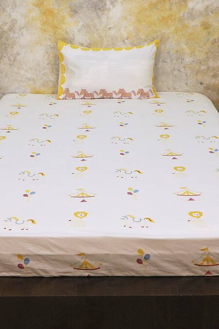 Masaya I Am Going To The Circus Print Bed Set 