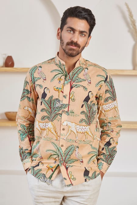 Men's Printed Shirts, Animal & Floral Print Shirts