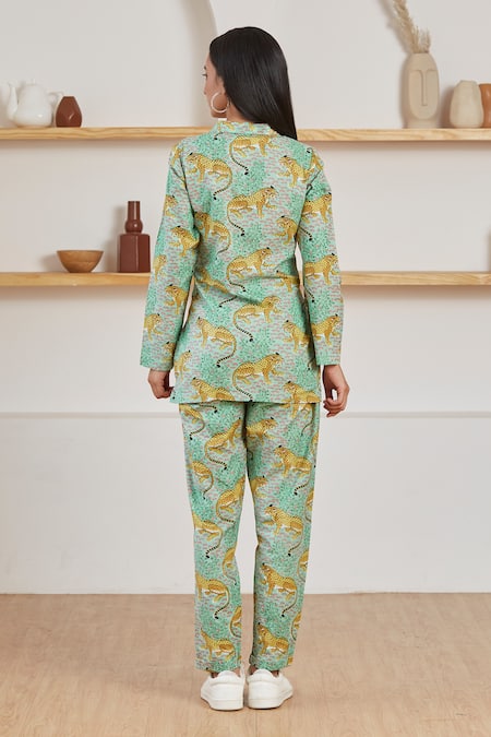 Label Kheerganga Baagh & Floral Print Woven Co-ord Set 