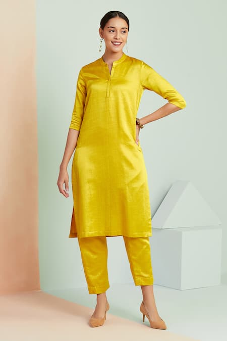 Seven Canary Kurta & Pant Set 