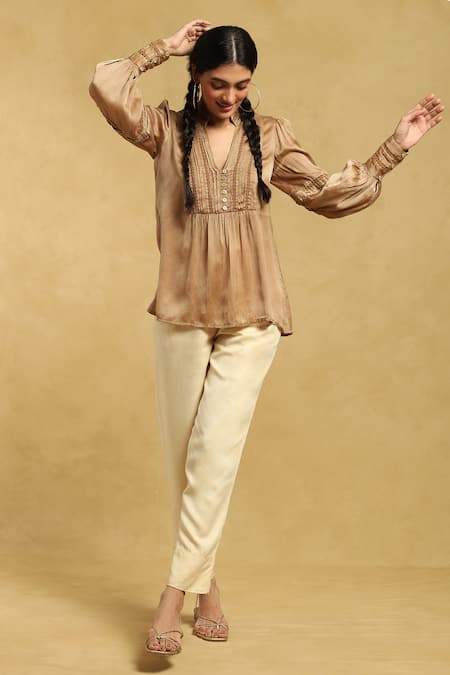 Ritu Kumar Pintuck Short Kurta 