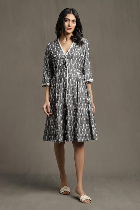 Ritu Kumar Ikat Woven Dress 