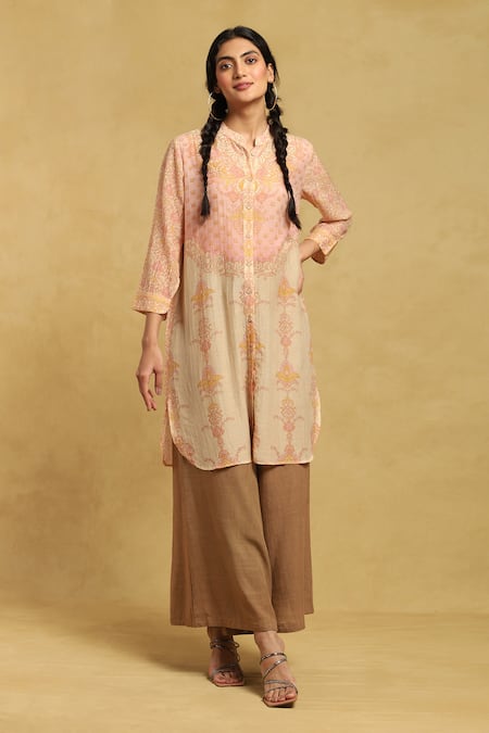 Ritu Kumar Floret Print Long Shirt 