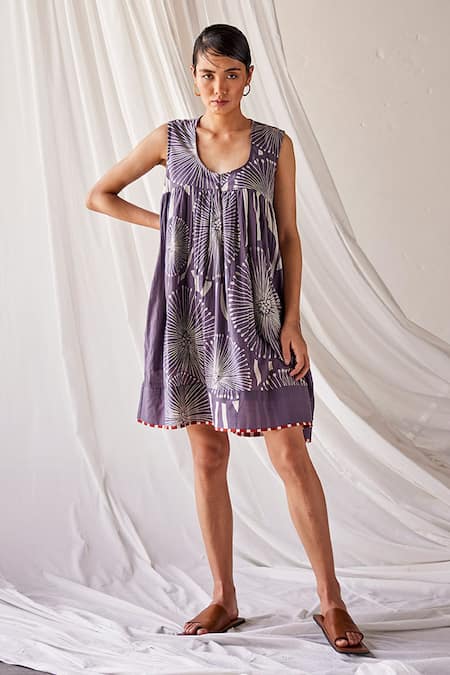 Kharakapas Riptide Printed Dress 