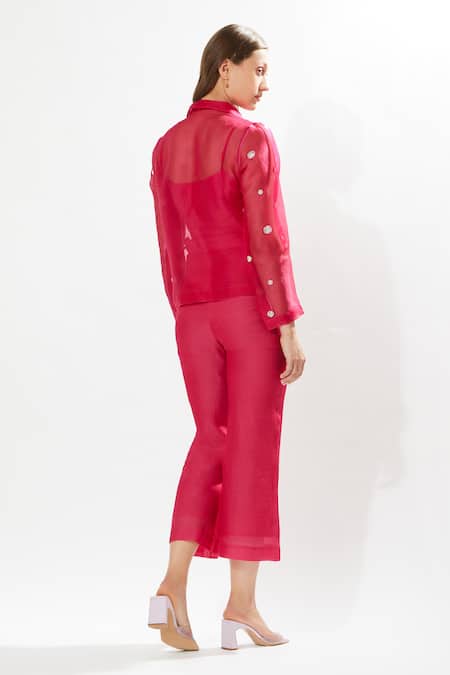 Meadow La Vie Embroidered Jacket With Inner Top 