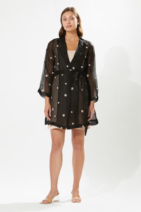 Meadow Moonray Flower Coat Dress With Slip 