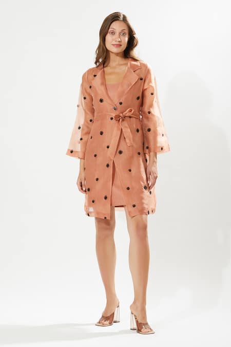 Shawl Collar Belted Coat in Gingham – Draper James