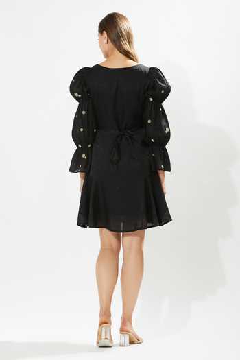 Meadow Thea Rose Embroidered Dress 