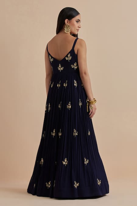 Ikshita Choudhary Flower Butti Embroidered Anarkali With Dupatta 