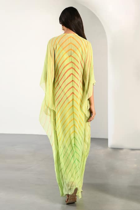 K-Anshika Chevron Print Kaftan 