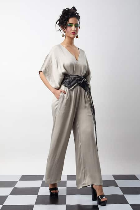 Meesa V Neck Jumpsuit 