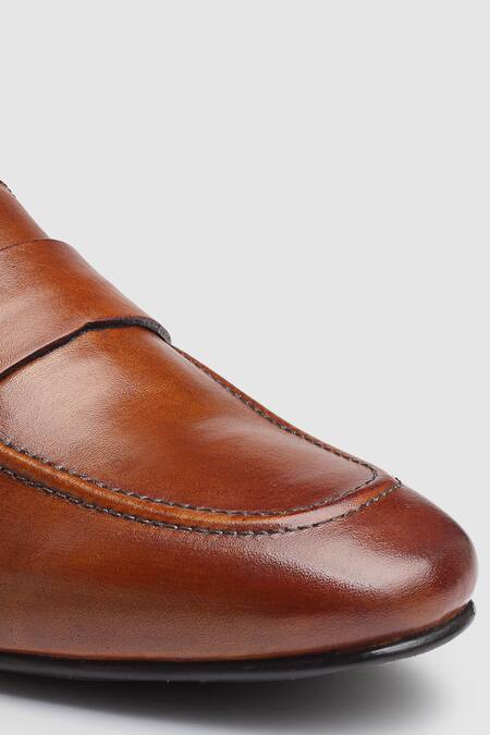 Buy Hats Off Accessories Brown Leather Slip On Shoes Buy_Hats Off Accessories_Brown Leather Slip On Shoes